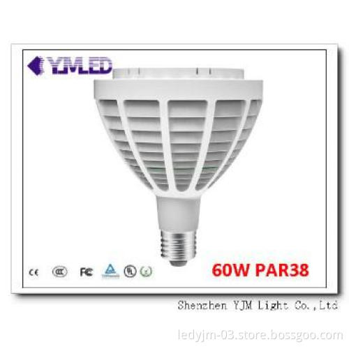 60W PAR38 led lighting , E26/E27 lamp base,CE&ROHS,3 years warranty